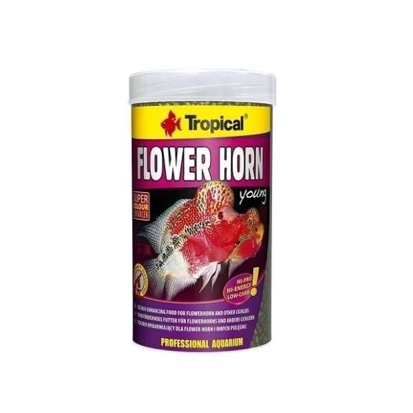 Tropical Flower Horn Young Pellet Genç Flower Horn Balıkları için Renklendirici Balık Yemi 1000 Ml 3 - Image 1