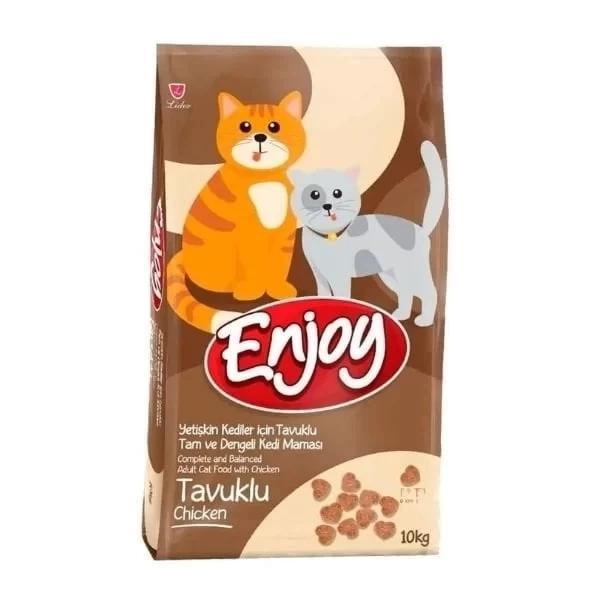 Enjoy Tavuklu Yetişkin Kedi Maması 10 Kg - Image 1