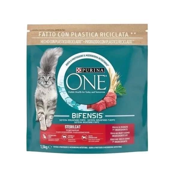 Purina One Sterilised Sığır Etli Kısırlaştırılmış Kedi Maması 1.5 Kg - Image 1