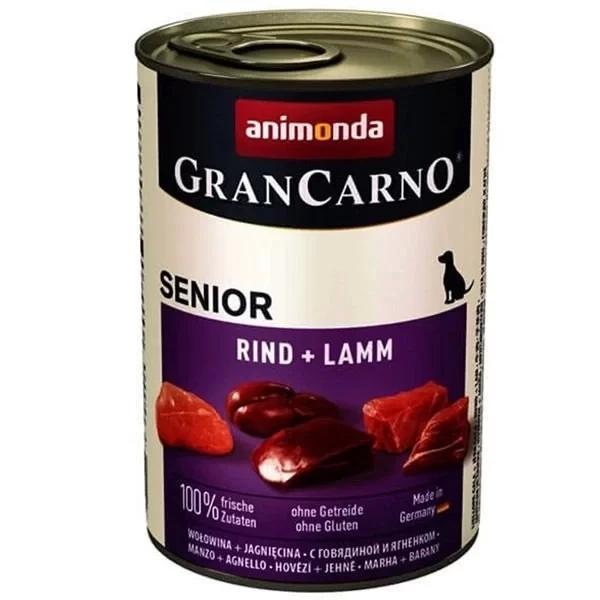 Animonda Gran Carno Senior Kuzu Etli Yaşlı Köpek Konservesi 400 Gr - Image 1