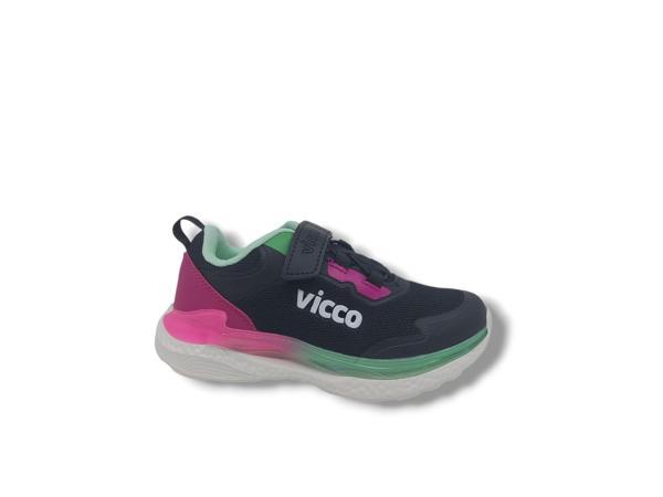 Vicco Yancy Kız Çocuk Siyah - Fuşya Spor Ayakkabı - Image 1