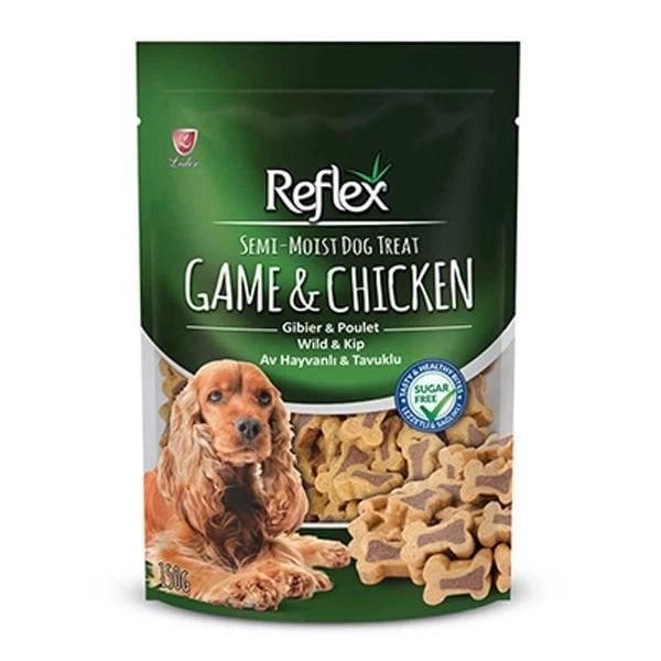 Reflex Av Hayvanlı ve Tavuklu Yarı Yumuşak Köpek Ödül Maması 150 Gr - Image 1