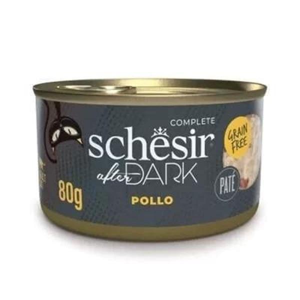 Schesir After Dark Pate Tavuklu Yetişkin Kedi Konservesi 80 Gr - Image 1