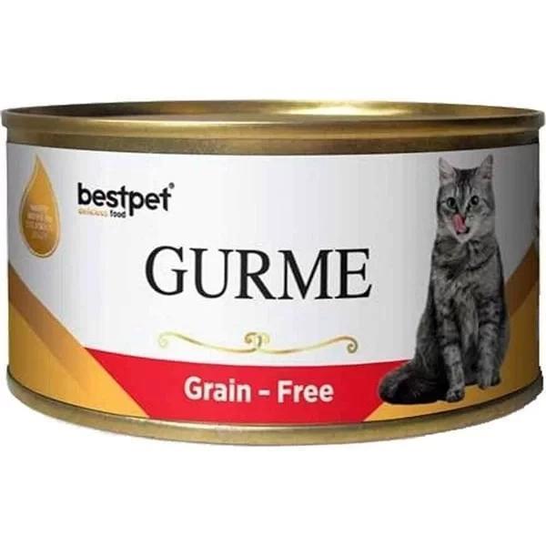 Best Pet Gurme Jöleli Biftekli Yetişkin Konserve Kedi Maması 100 Gr - Image 1
