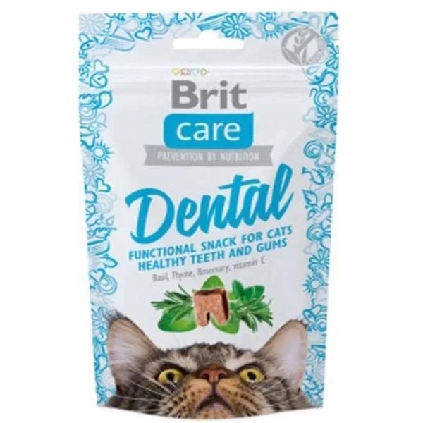 Brit Care Dental Hindili Kedi Bisküvisi 50 Gr - Image 1