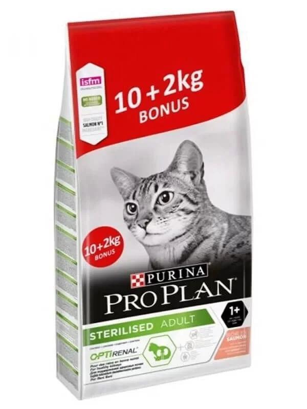 Pro Plan Sterilised Somonlu Kısırlaştırılmış Kedi Maması 10+2 Kg - Image 1