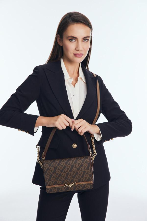 U.S.Polo Kadın Çapraz Çanta US24502 U.S. POLO ASSN. USPA LADIES BAG 00003 Brown - Image 1