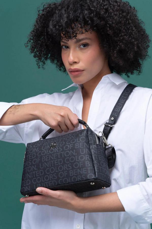 Bennetton Kadın El Çantası BNT_1290 Benetton Siyah - Image 1