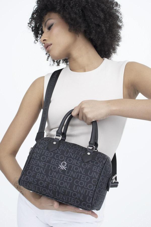 Bennetton Kadın El Çantası BNT_1287 Benetton Siyah - Image 1