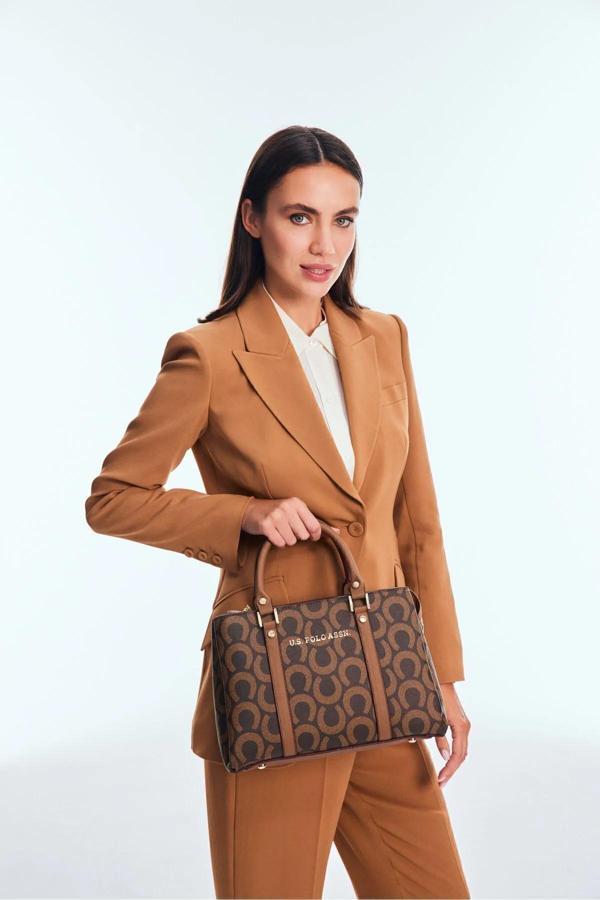 U.S.Polo Kadın Omuz Çantası US24593 U.S. POLO ASSN. USPA LADIES BAG BROWN - Image 1