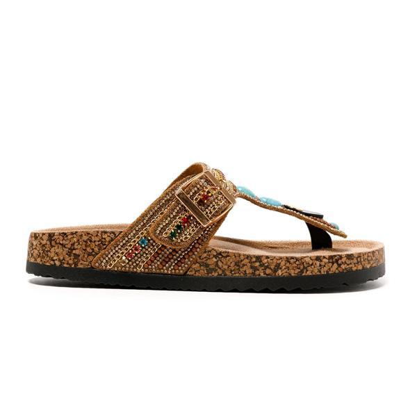 Kadın Terlik 25Y102-7 CL Guja Camel - Image 1