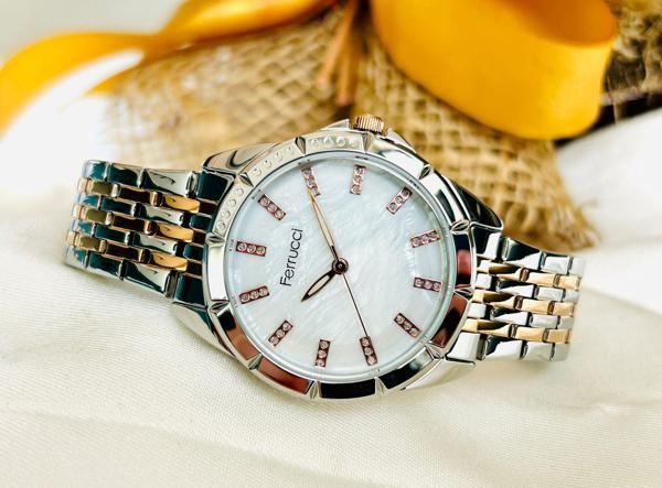 FC.14376M.03 FERRUCİ KADIN KOL SAATİ ORJİNAL İKİ YIL GARANTİLİ ŞIK VE ESTETİĞİN BİRLEŞTİĞİ ÜRÜN SU GEÇİRMEZ - Image 1