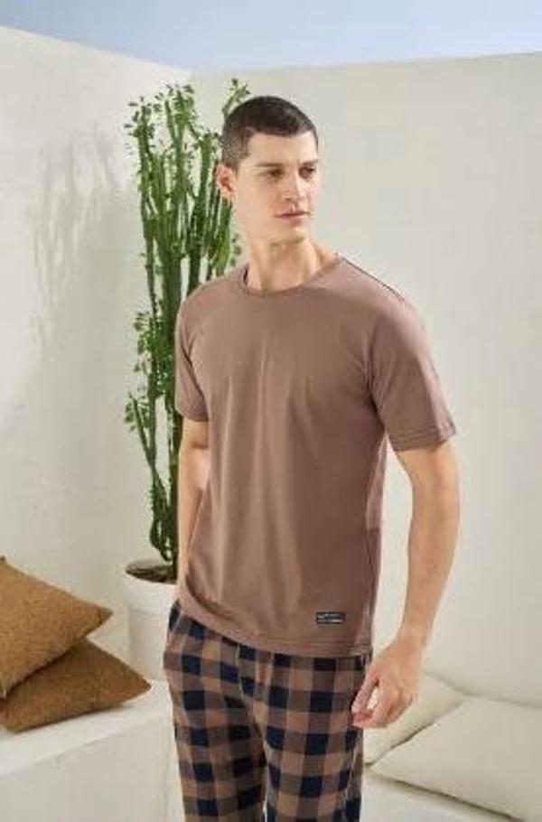 Erkek O Yaka Pijama Takım - Image 1