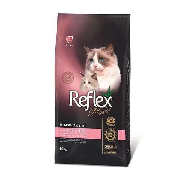 Reflex Plus Kuzu Etli Anne ve Yavru Kedi Maması 15 Kg - Image 1