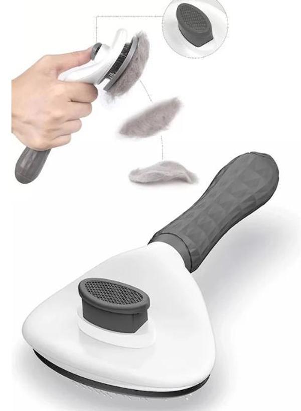 Otomatik Temizlenen Evcil Hayvan Tarağı (Gri) - Image 1