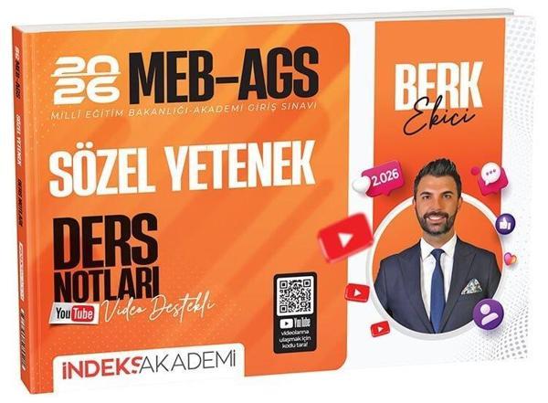 İndeks Akademi 2026 MEB-AGS Sözel Yetenek Video Ders Notları - İndeks Akademi Yayıncılık - İndeks Akademi Yayıncılık - Image 1