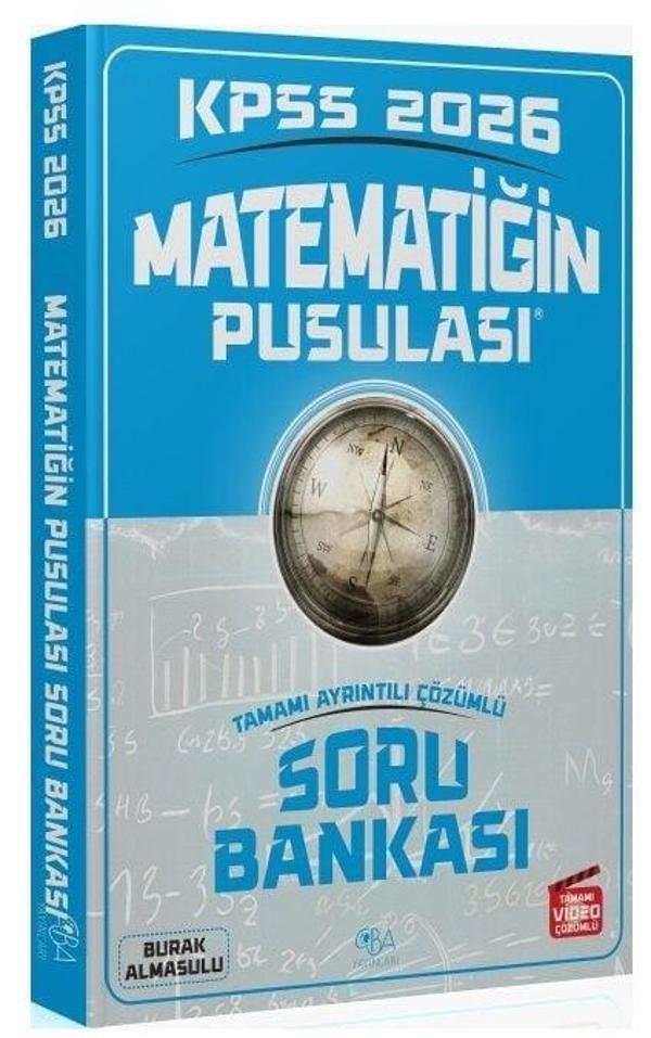 CBA Yayınları 2026 KPSS Matematik Matematiğin Pusulası Soru Bankası Çözümlü CBA Yayınları - CBA Akademi Yayınları - Image 1