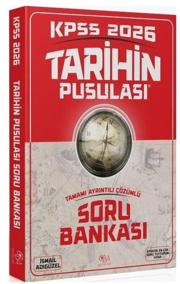 CBA Yayınları 2026 KPSS Tarihin Pusulası Soru Bankası Çözümlü İsmail Adıgüzel CBA Yayınları - CBA Akademi Yayınları - Image 1