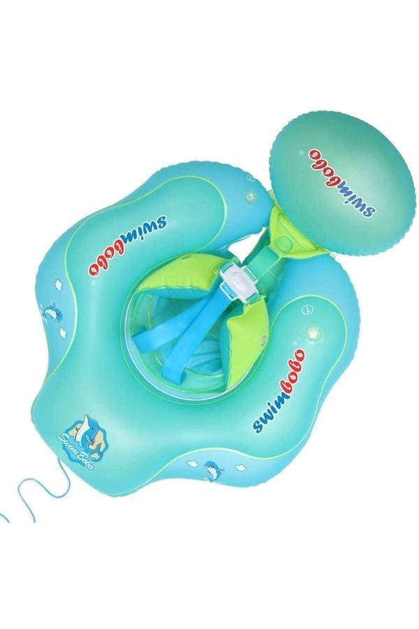 Swimbobo Yeni Doğan Şamandıralı Güvenlik Kemerli Yüzme Simidi 3 Ay - 24 Ay - Image 1