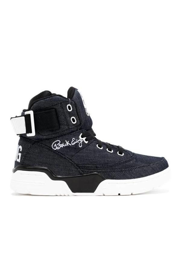 Patrick Ewing 33 Hı Black Denim/White - Image 1