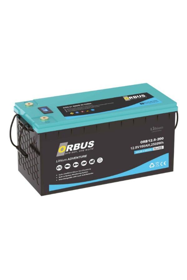 Orbus 12.8 V Volt 200 Ah Amper 2560 Wh Lityum Batarya Lifepo4 Lityum Akü - Image 1
