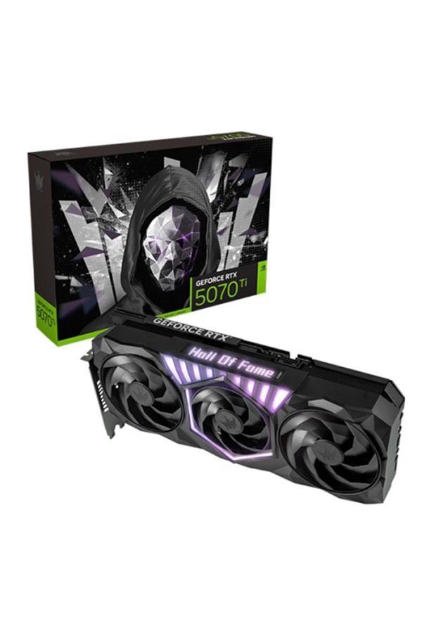 Galax Geforce Rtx 5070 Ti Hof Gaming Black Edition 1-Click Oc 16Gb Gddr7 256 Bit Ekran Kartı - Image 1