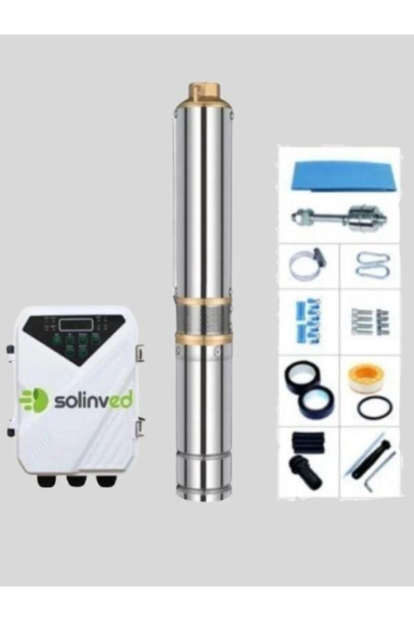 Solinved Dc Pompa - 3 İnç - 48 Volt - 600 Watt - 3,8 Ton - Hmax: 80 Mt - Outlet: 1,25 - Image 1
