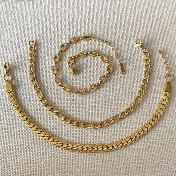 İtalyan Üçlü Çelik Bileklik Set - Image 1