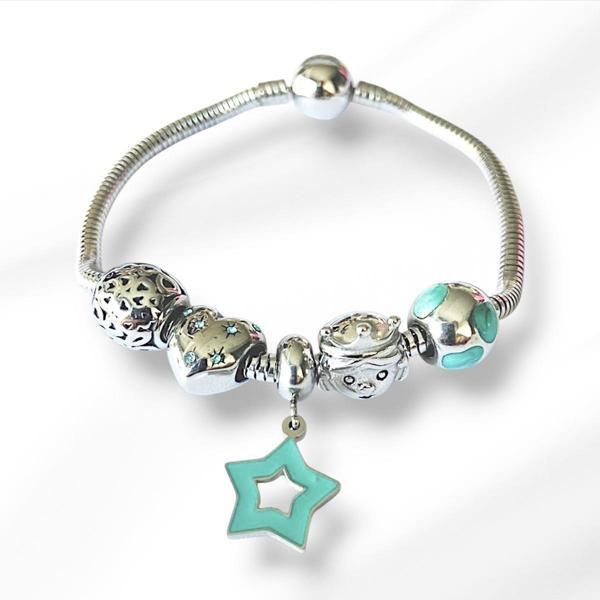 Princess Stars Charm Çelik Bileklik - Image 1