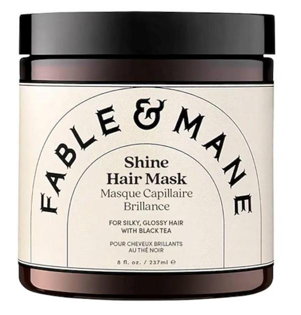 Fable & Mane Parlaklık Veren Saç Maskesi - Siyah Çaylı 237 Ml - Image 1