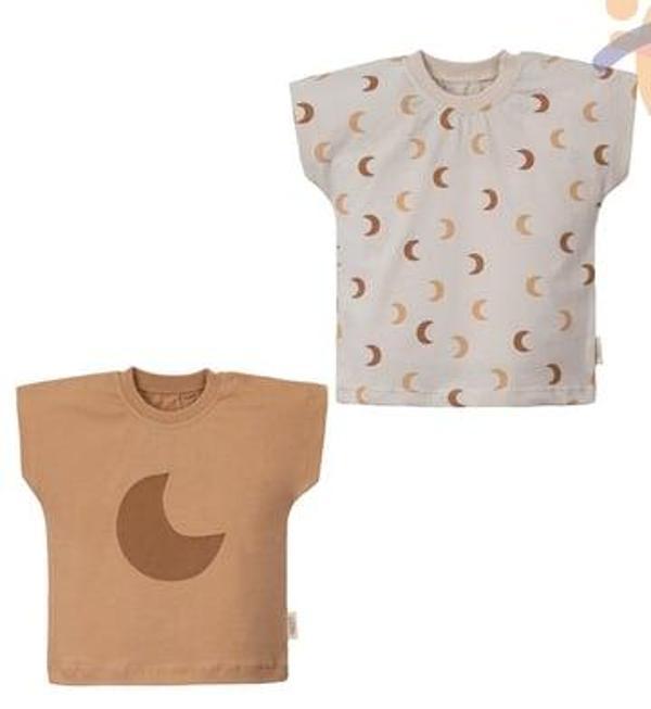 AY İKİLİ TSHIRT SET Bej - Image 1