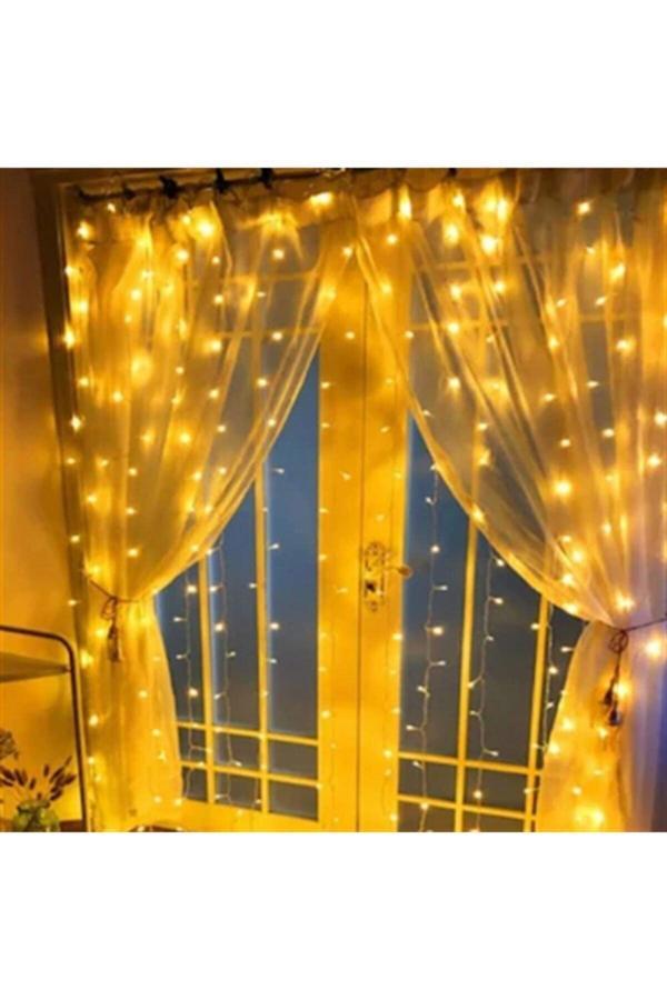 Avda 2.5 X 2.5 Metre Gün Işığı 300 Letli Perde Led Muhteşem Görünümlü Kumandalı 8 Animasyonlu - Image 1