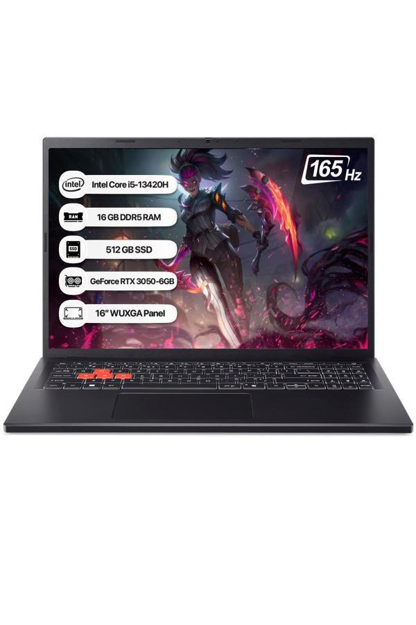 Acer Niro Lite NH.DAAEY.001 i5-13420H 16 GB 512 GB SSD RTX3050-6GB 165Hz 16" WUXGA FreeDos Taşınabilir Bilgisayar - Image 1