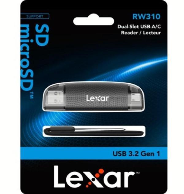 Lexar Dual-Slot USB-A/C SD/microSD Kart Okuyucu - Image 1