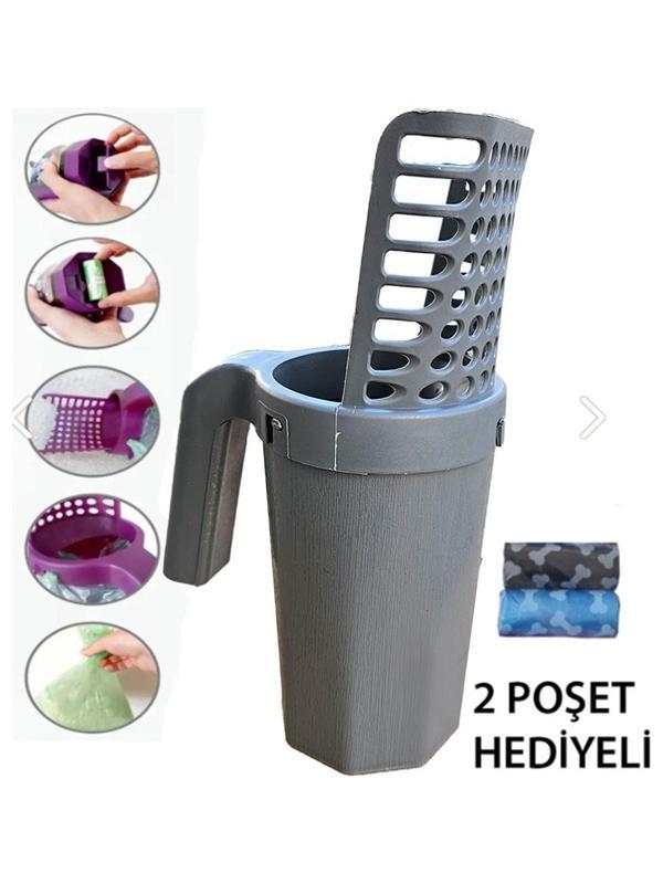 Akıllı Poşetli Kum Küreği + 2 Adet Poşet - Image 1
