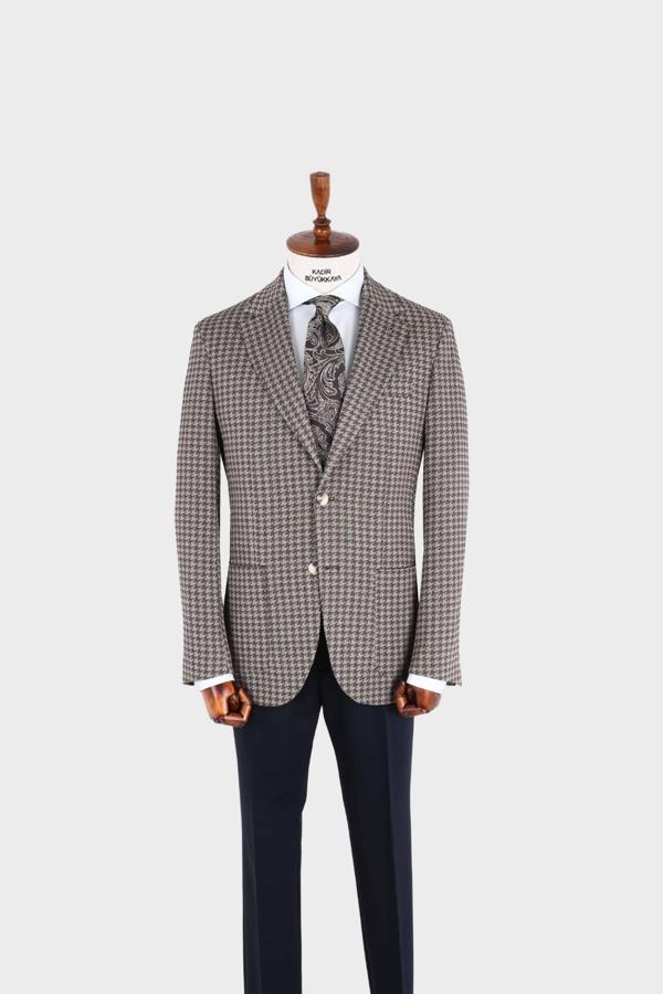 Kırlangıç Yaka Erkek Ceket-KAX5529S - Image 1