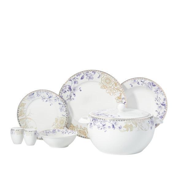 Korkmaz Perla Collection 60 Parça Yuvarlak Yemek Takımı A8377 - Image 1
