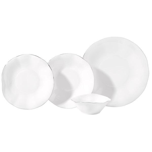 Korkmaz Rosa Collection Platin 30 Parça Yemek Takımı A9802 - Image 1