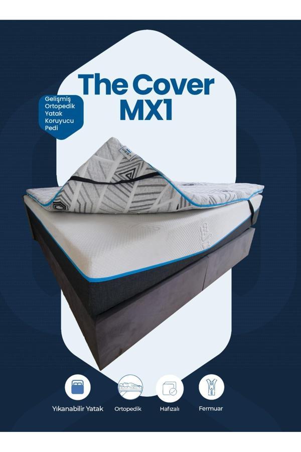 MEG'A Bedding Cover Mx1 Gelişmiş Ortopedik %100 Visco Sünger Yıkanabilir Fermuarlı Kılıf Yatak Pedi - Image 1