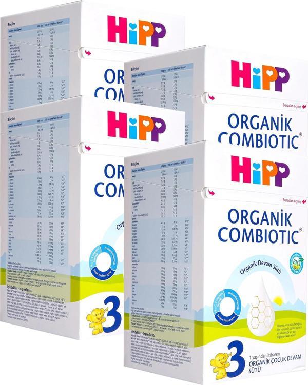 Hipp 3 Organik Combiotic Devam Sütü 800 Gr x 4 Adet - Image 1