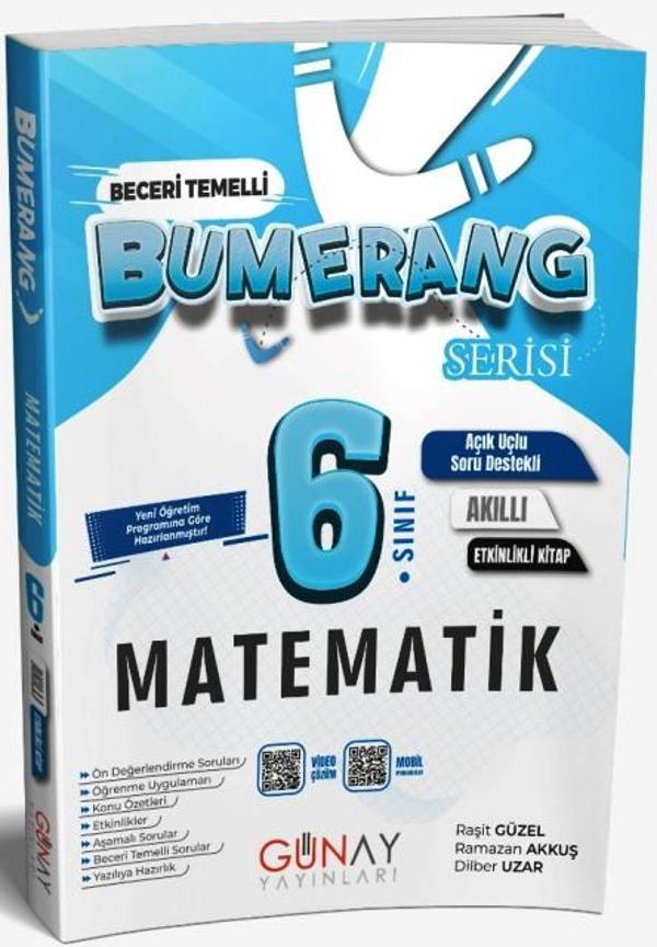 6. Sınıf Matematik Bumerang Etkinlikli Soru Bankası 2026 - İş Bankası Kültür Yayınları - Image 1