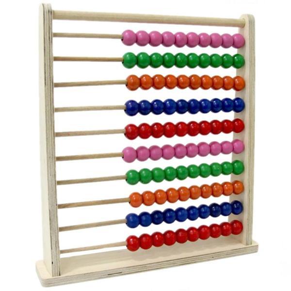 Nessiworld Playwood Eğitici Büyük Ahşap Abaküs - Image 1