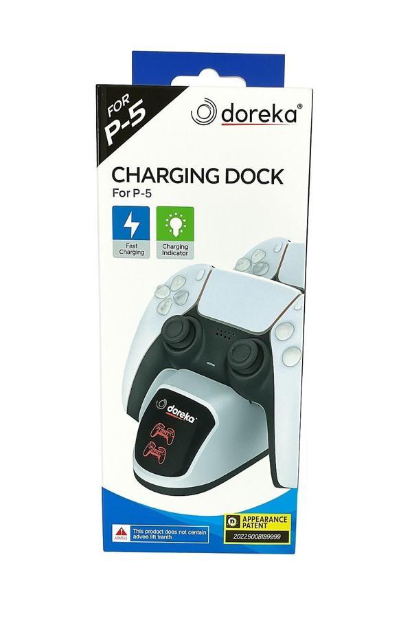 Doreka Ps5 Dualsense Şarj Istasyonu Playstation 5 Uyumlu Charging Station TP5-0515B - Image 1
