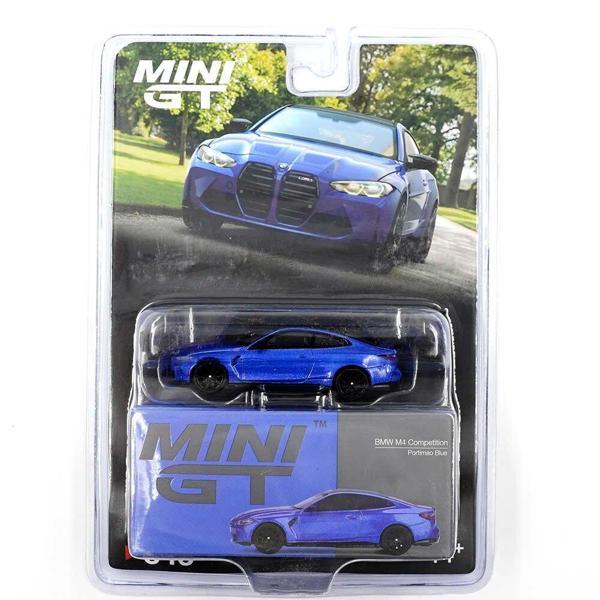 Mini GT 845 1/64 BMW M4 Competition (G82) Portimao Blue - Blister Paket - Image 1