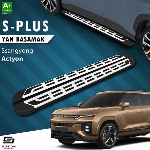 S-Dizayn Ssangyong Actyon S-Plus Gri Yan Basamak 183 Cm 2024 Üzeri A+ Kalite - Image 1