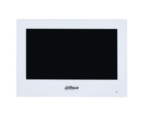 Dahua VTH2621GW-P 7" TFT LCD Dokunmatik Ekran Çok Yönlü Mikrofon Villa Tipi İntercom İç Ünite Beyaz Kasa - Image 1
