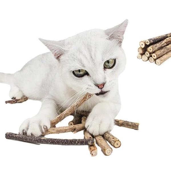 TİNEKE  Doğal Matatabi Kedi Çiğneme Çubuğu   5 Adet  10 mm - Image 1