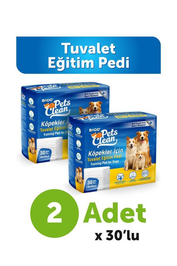 Pets Clean Eğitim(Çiş) Pedi 30lu 60*90Cm 2'li Paket - Image 1