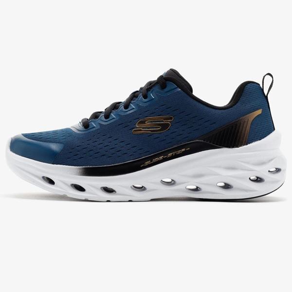 Skechers With Air Cooled Memory Foam Mens Walking White Hafızalı Taban Erkek Yürüyüş Ayakkabısı Mavi - Image 1