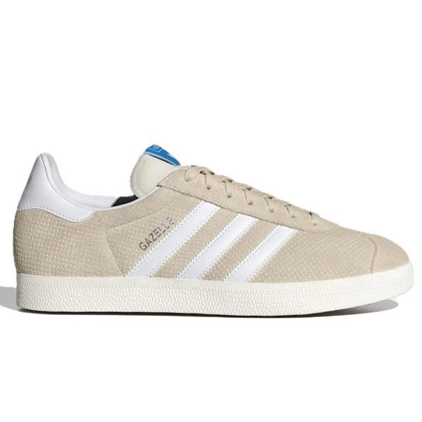 Adidas Gazelle Leather Mens Sneaker Hakiki Deri Günlük Spor Ayakkabı Bej - Image 1